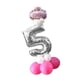 thumbnail image 5 of 32 Pulgadas Grandes De Helio Número Globo De Aluminio Decoración De Cumpleaños Número 0-9 Número 5 Gloria Conjunto de globos de números, 5 of 6