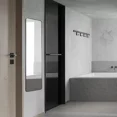 thumbnail image 4 of Espejo de Piso Cuerpo Completo con Soporte y Marco de Metal de Diseño Minimalista - Espejo de Pie y Pared para Recamara Dormitorio Sala e Interiores Decorativo, 4 of 10