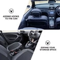 thumbnail image 3 of HONMEET 2Pcs Vehicle Car Back Seat Hooks Black Plastic Multi Functional Organizer for Car Storage, 3 of 5