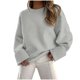 thumbnail image 1 of Camisas de Manga Larga de las Mujeres Estampado Étnico Cuello Redondo Blusa Casual para Diario, 1 of 3