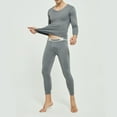 thumbnail image 7 of Letdown Men's Thermal Underwear Set (Top and Bottom) Long Johns Soft Warm Base Layer Thermal Pants Winter Cold Weather Thermal Clothes (Grey, XXXXL), 7 of 7