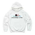 thumbnail image 6 of Everything Is Fine Melted Snowman - Hoodie, 6 of 6