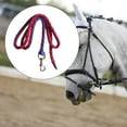 thumbnail image 6 of Miulika Horse Lead Rope Braided Horse Leash Rope Equestrian Lead Rope Attach to Halter or Harness Horse Leading Rope with Bolt Snap 3.5m Red and Blue, 6 of 9