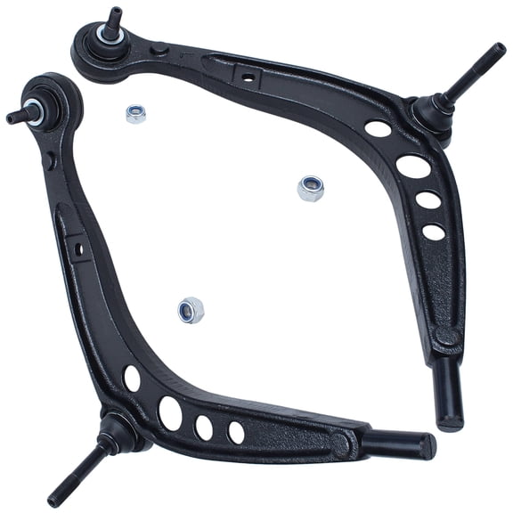 Detroit Axle - 2 Front Lower Control Arms for BMW 318i 318is 318ti 323i 323is 325i 325is 328i 328is M3 Z3, 2 Lower Control Arms with Ball Joint Assembly Replacement