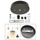 thumbnail image 5 of Cubiertas de Disco de Luz Colgante Yuyangstore Base de Techo Negro, 5 of 8