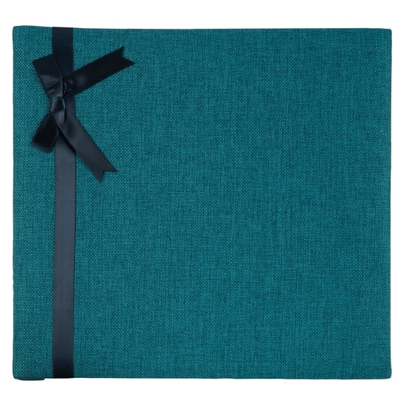 Recollections Teal Mega Scrapbook Album with Ribbon, 6 Pack