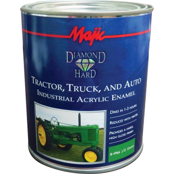 Majic Daimondhard 8 4966 Heavy Duty Industrial Paint 1 Qt Can 300 400 Sq Ft Gal Jd Green Walmart Com Walmart Com