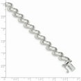 thumbnail image 3 of White Sterling Silver bracelet San Marco 7 in 10 mm, 3 of 3