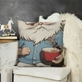 thumbnail image 2 of YINGXI Christmas in July Beach Throw Pillow Cover,Summer Party Decor for Sofa Couch 22x22in, 2 of 5
