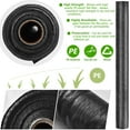 thumbnail image 2 of 6FT x 200FT Heavy-duty Garden Weed Barrier, Landscape Fabric Ground Cover Durable Polyethylene Cloth Premium Weeds Control Mat for Gardening, Soil Erosion Control, and Other Outdoor Projects, 2 of 7
