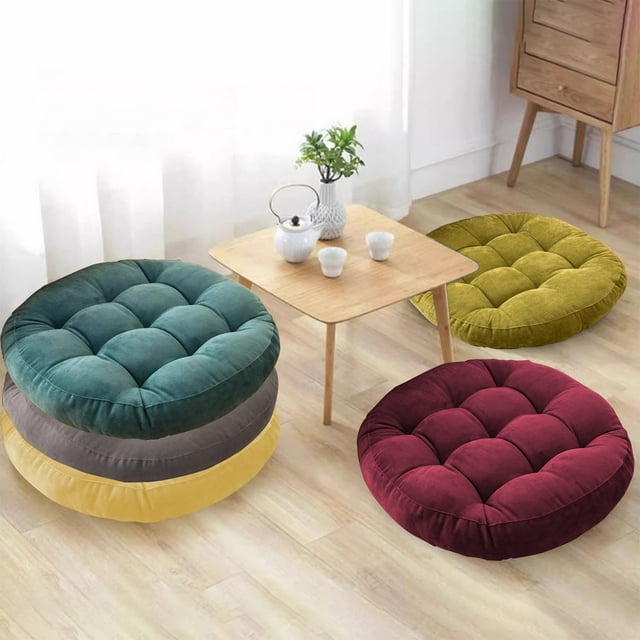 Acogedora Silla En Color, Pana Suave, Espuma Viscoelástica, Comodo para Comedor, Cocina y Patio, Coloridos Colores Vibrantes, Multifacético, 40 X 40 Cm.