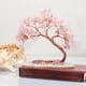 thumbnail image 1 of Árbol de dinero de cristal coloreado hecho a mano para la salud de la riqueza de la buena suerte, estatuilla de bonsái en losa de ágata natural BANYUO Hogar, 1 of 2