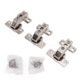 thumbnail image 2 of Bisagras plegables BuyWeek de brazo corto 3 piezas aleación de zinc, 2 of 12