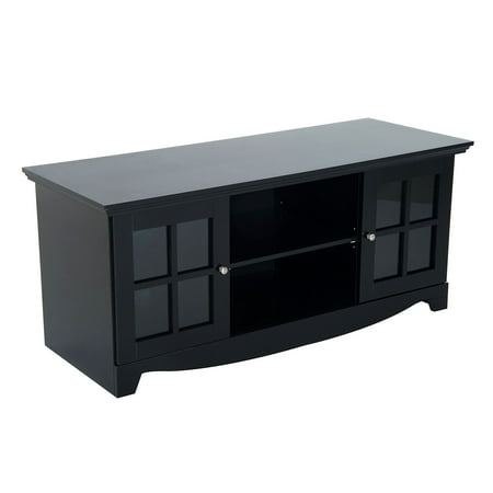 Homcom 56 Tv Stand Entertainment Center Storage Console Cabinet Homcom 56 Tv Stand Entertainment Center Storage Console Cabinet Black