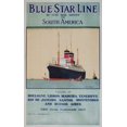 thumbnail image 2 of Blue Star Line To South America Poster Print By Mary Evans Picture Libraryonslow Auctions Limited, 2 of 4