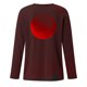 thumbnail image 5 of Ichuanyi liquidación raglan raglan raglan halloween sangriento cuello redondo holgazanes suéter de manga larga holgura ICHUANYI WER202308213960, 5 of 5