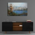 thumbnail image 4 of Epic Art 'Golden Gate Vista' by Mark Lague, Acrylic Glass Wall Art, 36"x24", 4 of 8