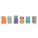 thumbnail image 4 of 6 piezas de bloques suaves para bebés, bloques de construcción apilables de animales, bloques de dentición para niños pequeños., 4 of 14