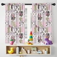 thumbnail image 5 of Blackout Kids Curtains,Pioneer Flower Floral Print Pattern Childrens Insulated Curtains Set Of 2,Bedroom Essentials,Toddler Room Decor 42"x54", 5 of 5