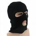 thumbnail image 2 of 3Hole Knitted Full Face Cover Ski Mask Winter Balaclava Warm Knit Full Face MasK, 2 of 7