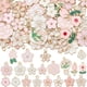thumbnail image 1 of 1 caja de 80 piezas de 20 estilos de dijes de flores rosas, dijes florales de aleación esmaltada a granel, dijes de flores lindas de primavera coloridas, 1 of 6