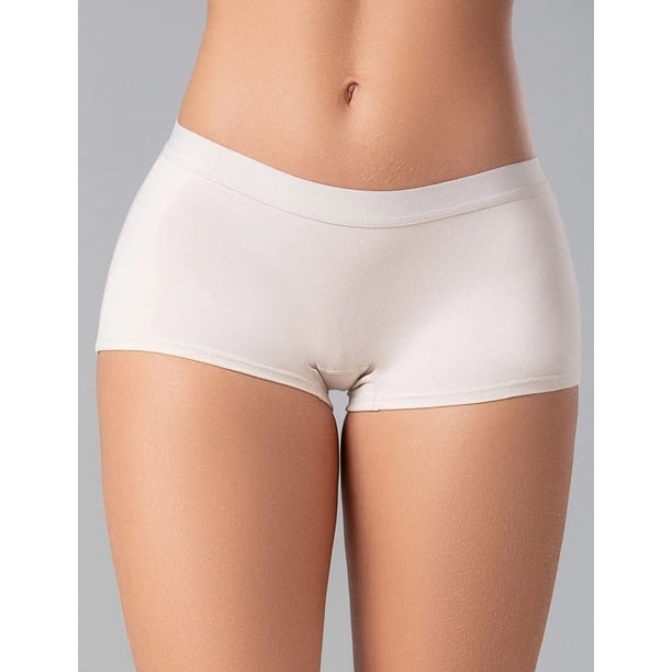 Panty Bóxer Algodón (6089) crema S Diane & Geordi Colombia 6089