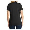 thumbnail image 2 of Mafoose Womens Dry Zone UV Micro-Mesh Tipped Polo Deep Black/ Graphite 2X-Large, 2 of 5