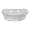 2PCS Spoon And Lid Rest, Transparent Storage Rack PS Oval Bathroom