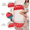 thumbnail image 2 of Sandía, hamaca flotante inflable cama flotante multiusos 4 en 1 hamaca de natación (silla de montar, tumbona, bote auxiliar, hamaca), boquilla antifugas, sellado sólido para playa y piscina, 2 of 5