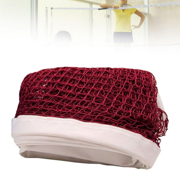Red de bádminton, red portátil, 6,1 m × 0,76 m, red para cancha de bádminton, red de repuesto de bádminton para deportes de interior y exterior, patio