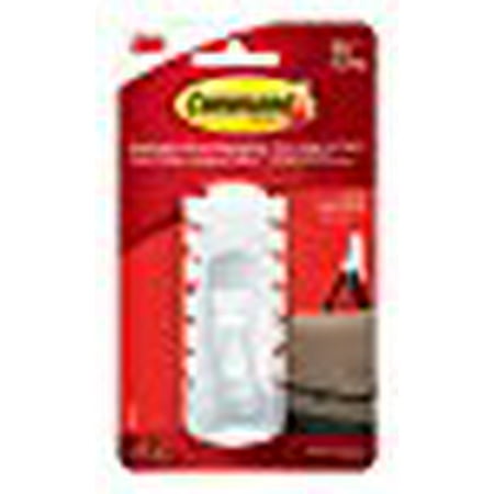 Command by 3M Damage-Free Large Utility Hooks, White, Holds 5 pounds, Hang Damage-Free
