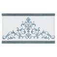 thumbnail image 3 of Authentic Hotel and Spa  Teal Blue Turkish Cotton Scrollwork Embroidered Bath Towels (Set of 2), 3 of 3