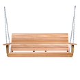 thumbnail image 5 of All Things Cedar PS60 Handcrafted Natural Cedar 5 Foot Wooden Porch Swing, 5 of 5