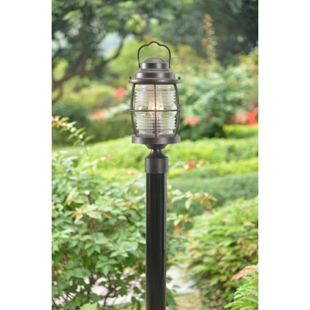 Beacon 1 Light Post Lantern with Copper Finish