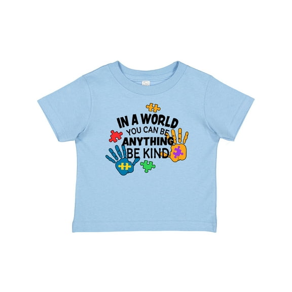 Inktastic In a World You Can Be Anything Be Kind Autism Awareness Boys or Girls Baby T-Shirt