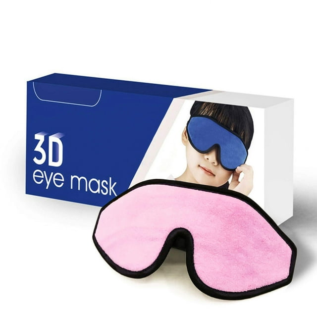 Máscara para dormir ASTRA VENA para niños, viscoelástica 3D contorneada, rosa