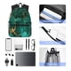 thumbnail image 4 of Disketp Green Gold Glitter Mochila Ligera Clásica con Múltiples Bolsillos, Mochila Casual para Hombre y Mujer, Ideal para Escuela, Trabajo y Viajes, 4 of 6