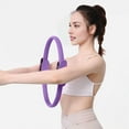 thumbnail image 5 of 15" TPE Pilates Ring - Dual-Texture Grip Yoga Equipment for Thigh Toning & Full-Body Workouts (1.1lb), 5 of 5