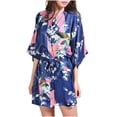 thumbnail image 1 of LSLJS Cardigan Imprimé Ample pour Femmes Ceinture Peignoir Court, Robes Cadeaux pour Femmes, 1 of 4