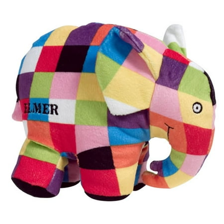 Elmer the Colorful Plush Elephant (12