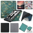 thumbnail image 2 of For Kobo Libra Colour 2024 7 inch N428 Origami PU Leather Case Magnetic Wake Sleep Soft Stand Cover Ebook Sleepcover Color Funda Black Kobo Libra Colour, 2 of 7