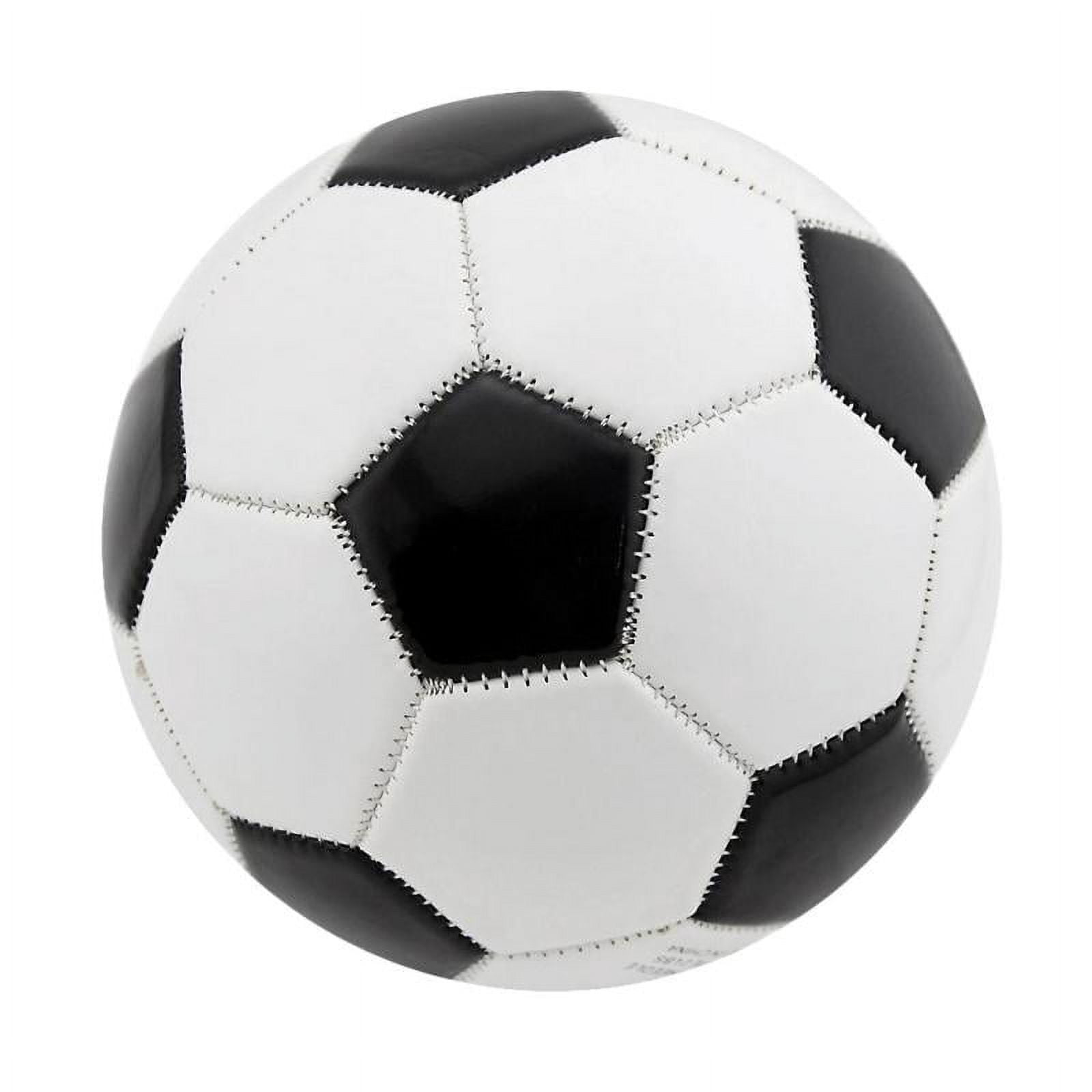 1 Pieces Black White Soccer Ball Size Playing Football Training Equipment