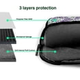 thumbnail image 4 of Lsque Lavender Flowers Pattern Laptop Bag – Portable & Slim Single-Shoulder Computer Case with Adjustable Strap, Protective, Lightweight for 13”/14”/15.6” Laptops, 4 of 8