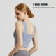 thumbnail image 4 of Sujetador deportivo de mujer Push-up a prueba de golpes acolchado Crop Tops empalme Tank-Top, 4 of 7