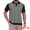 Black White, variant on DARING DIVA Men's Houndstooth Summer Short Sleeve Casual Knit Polo Shirt S Brick Red