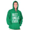 thumbnail image 5 of Best Uncle Ever Niece Nephew Zip Hoodie Sweatshirt Men Brisco Brands 2X, 5 of 6
