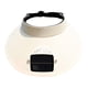 thumbnail image 5 of Sombrero con visera solar y ventilador de 3 velocidades para mujer, gorra de playa para verano y exteriores Blanco, 5 of 9