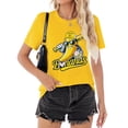 thumbnail image 3 of Remera Talovee Baseball Mom para Mujeres, Amarilla, Talle M, 3 of 6