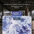 thumbnail image 3 of High Precision Body Weight Scale Smart Bathroom Scales with Large LCD Display(400lbs),Decorative for Bedroom-Beautiful Blue And White Floral Pattern, 3 of 4
