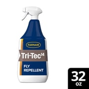 Farnam Tri-Tec 14 Fly Repellent for Horses, Kills, Repels, Protects, 32 Ounces